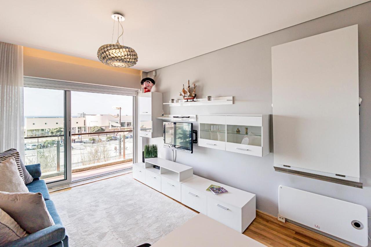 Seaside View 2Br In Povoa By Lovelystay Póvoa de Varzim Exteriör bild